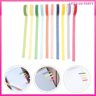 สติกเกอร์เทปวาชิ ทรงกลม DIY สําหรับติดตกแต่งผนัง สมุดภาพ 10 ม้วน
