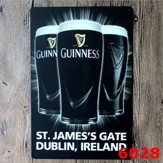 St.jamess GATE DUBLIN ,IRELAND  ป้ายดีบุก โปสเตอร์ภาพยนตร์ ศิลปะ บ้าน คาเฟ่ บาร์ วินเทจ ภาพวาดโลหะ สติกเกอร์ติดผนัง ตกแต่งบ้าน