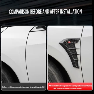 บังโคลนหน้าแปลนมอเตอร์ สําหรับตกแต่งรถยนต์ Toyota Vios Altis Camry Hilux Avanza Innova Chr Yaris Corolla Auris Prius Verso Celica Rav4 wish