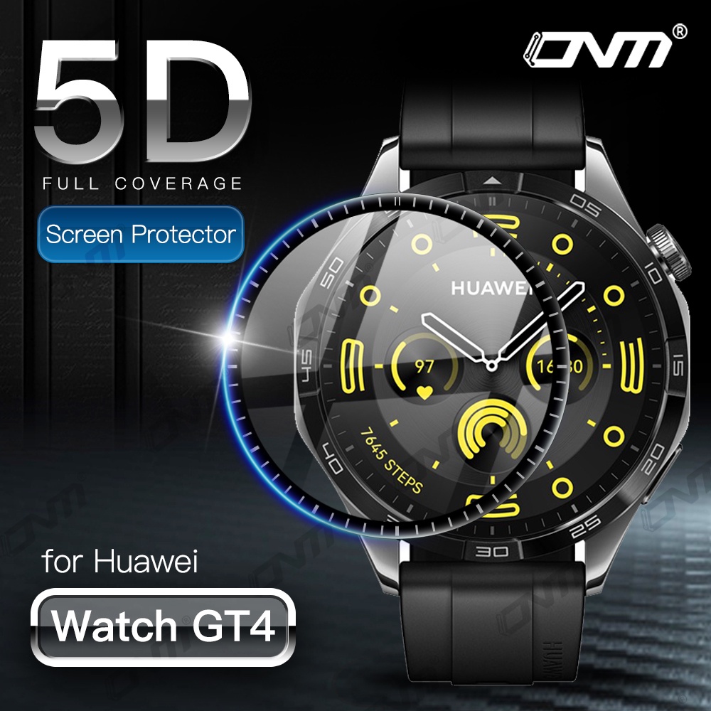 ฟิล์ม Huawei Watch GT4 GT 4 ฟิล์ม ฟิล์มป้องกันรอยหน้าจอ 5D ฟิล์มกันรอยเต็มจอ สำหรับ Huawei Watch GT4