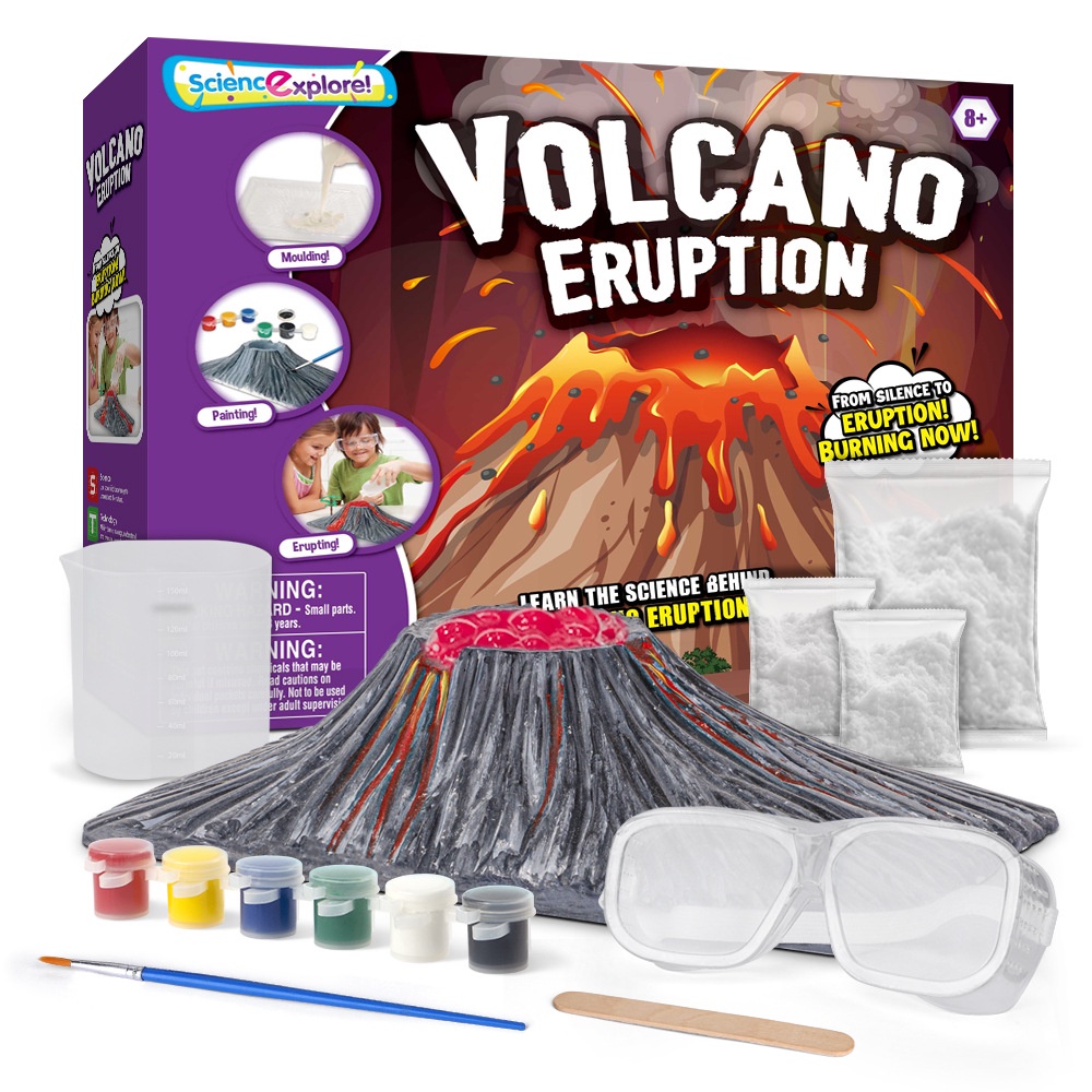 Children's Science Experimental Toys Student DIY Handmade Volcano Explosion Science Experimental Toy