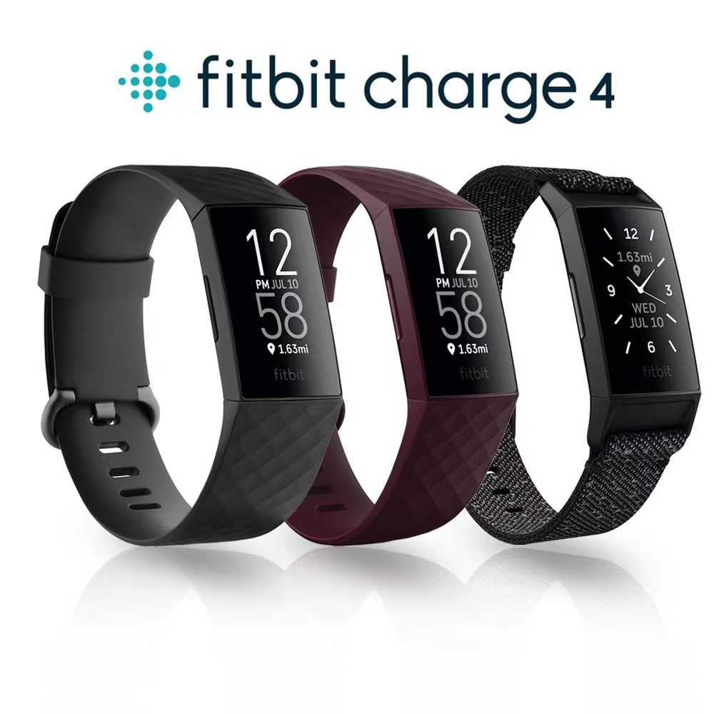 Fitbit Charge 4 Health & Fitness Tracker Sport Smart Watch Tracker พร้อมกล่องปิดผนึก