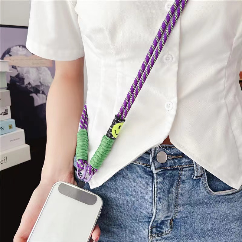 เคสโทรศัพท์มือถือ แบบสองหัว 1.2 เมตร พร้อมสายคล้อง ทนทาน