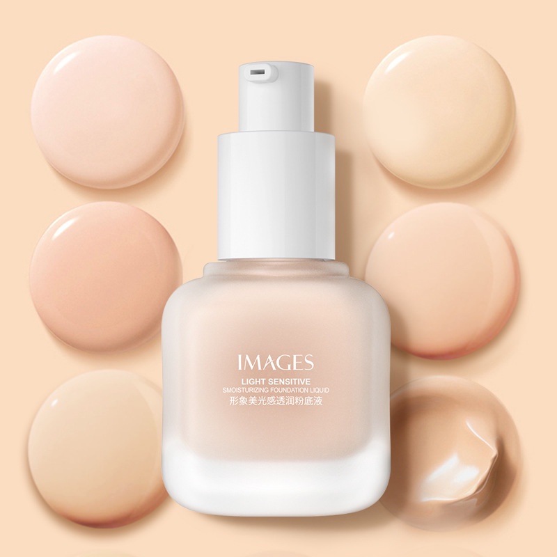 Image Beautify Light Sensation รองพื้นเนื้อลิขวิด ใส กันน้ํา กันเหงื่อ ควบคุมความมัน ซ่อมแซมใบหน้า คอนซีลเลอร์ ครีมแต่งหน้า ไพรเมอร์ สดชื่น ชุ่มชื้น บีบีครีม