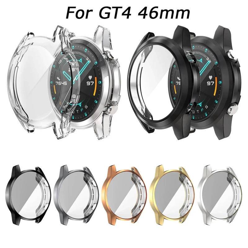หรูหรา TPU Soft Watch Case ป้องกันหน้าจอสําหรับ Huawei GT4 46MM