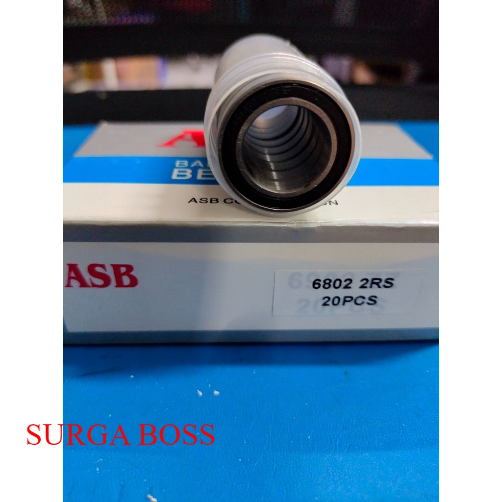 MINIMAL Bearing 6802 2RS ยี่ห้อ ASB (ซื้อขั้นต่ํา 50 ชิ้น)