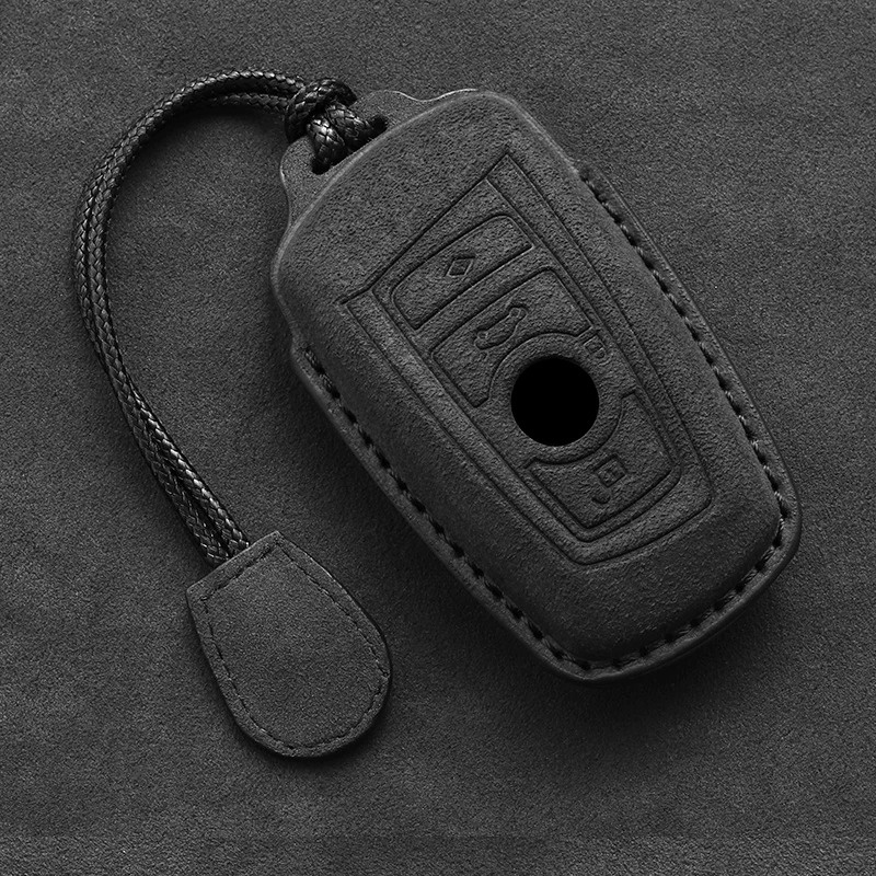 Leather car key case For BMW 1 3 4 5 7 Series 320i 530i 550i F20 F15 F16 F48 G20 G30 G01 G02 G05 G11