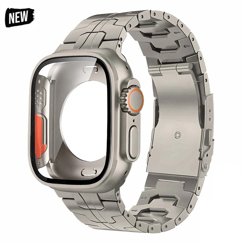 สายนาฬิกาข้อมือไทเทเนียมอัลลอย สําหรับ iWatch Ultra 2 49 มม. 9th generation s8 7 se 41 44 มม.