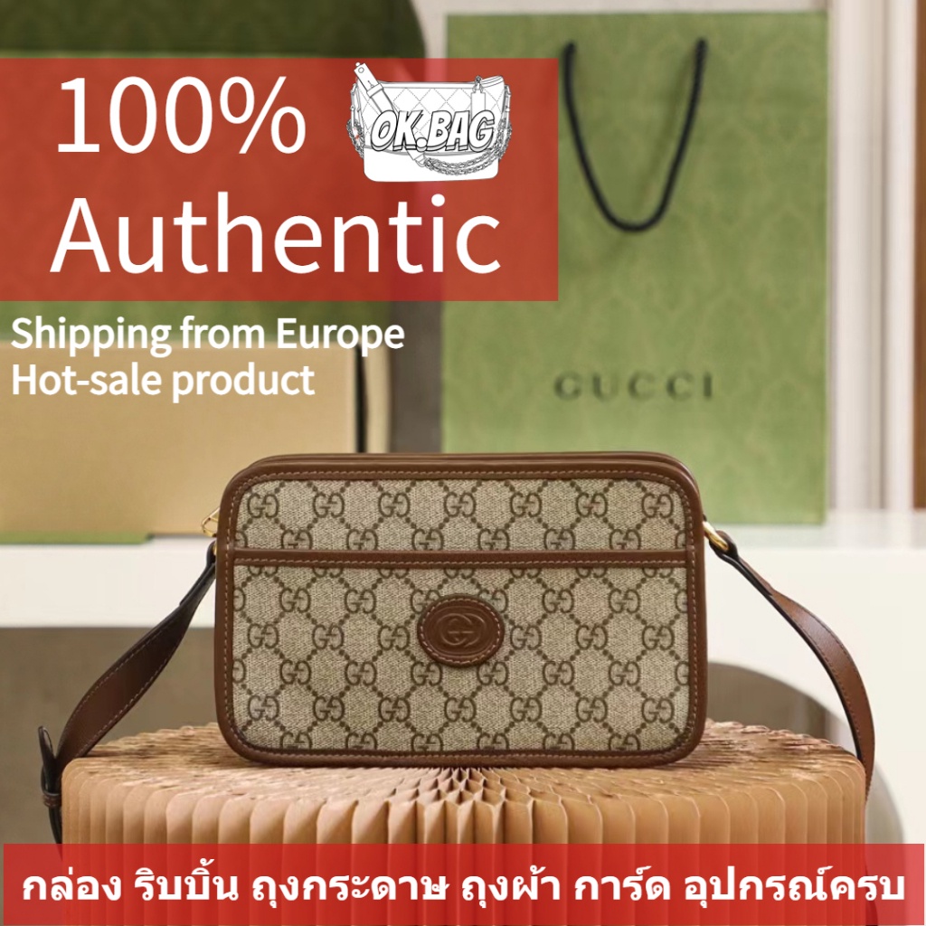 แบรนด์ใหม่และเป็นของแท้/กุชชี่ GUCCI Mini Bag With Interlocking G Shoulder Bag