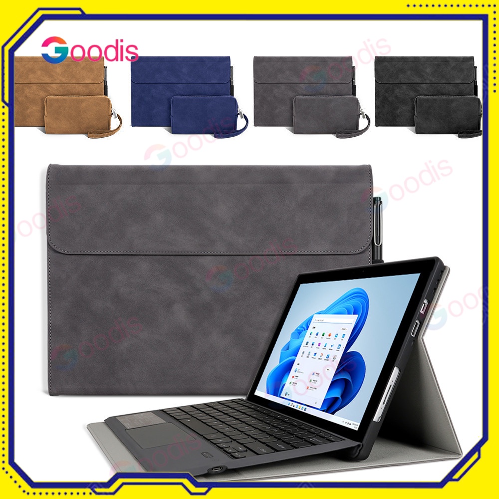 Case Microsoft Surface Pro 9 10 11 5 6 7 Go 2 3 4 เคสแท็บเล็ต หนัง PU ฟลิปแขน กระเป๋าชาร์จ ที่วางขาตั้ง ฝาครอบป้องกัน