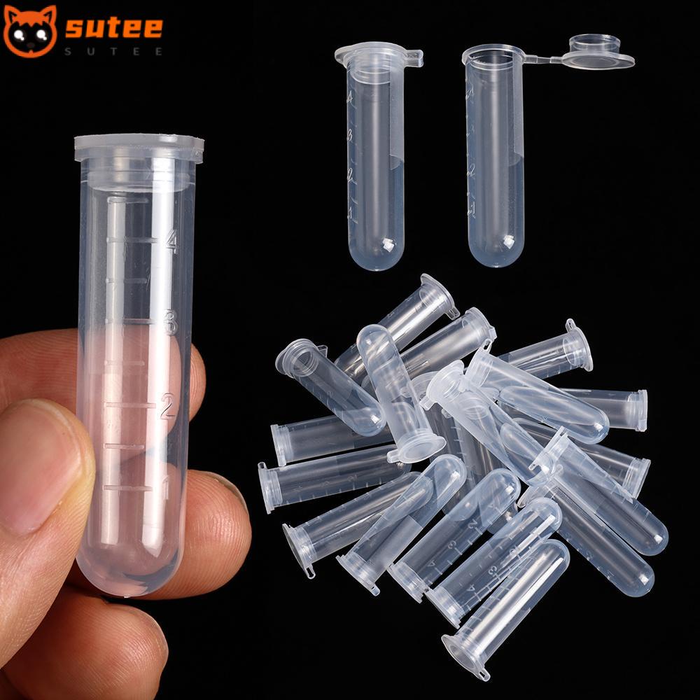 Sutee หลอดตัวอย่าง ขนาดเล็ก 5 มล. สําหรับห้องทดลอง 20 ชิ้น