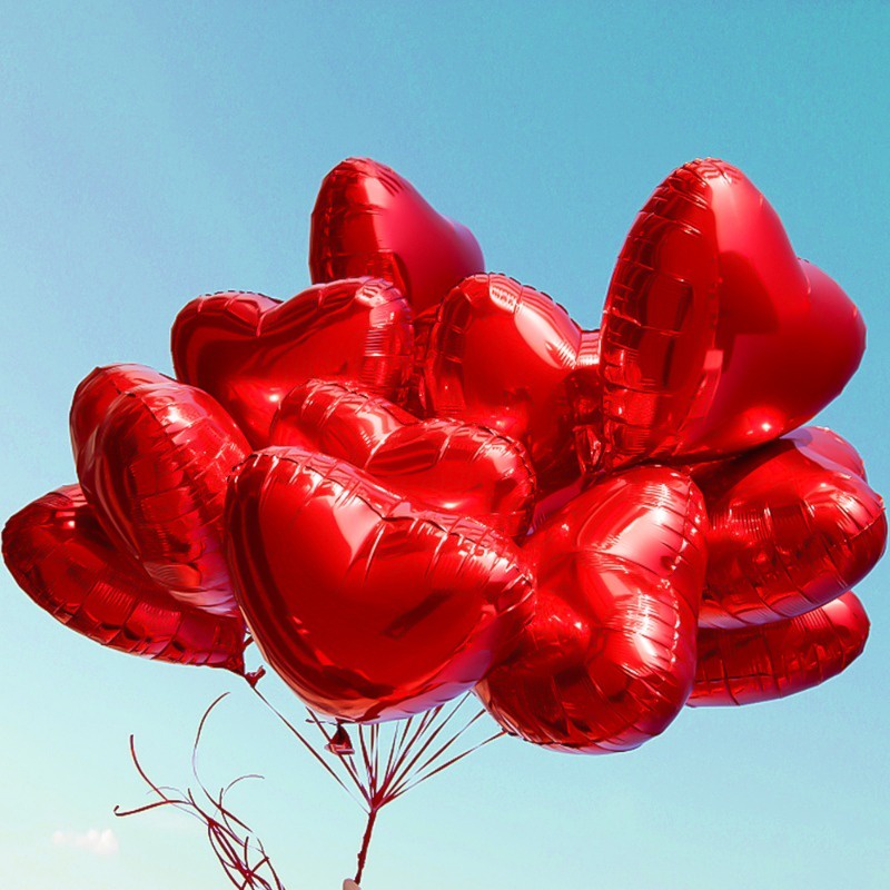 ลูกโป่งฟิล์มอลูมิเนียม รูปหัวใจ ขนาด 18 นิ้ว สีสันสดใส สําหรับตกแต่งปาร์ตี้วันเกิด งานแต่งงาน วันวาเลนไทน์ จํานวน 5 ชิ้น - รูปที่ 7