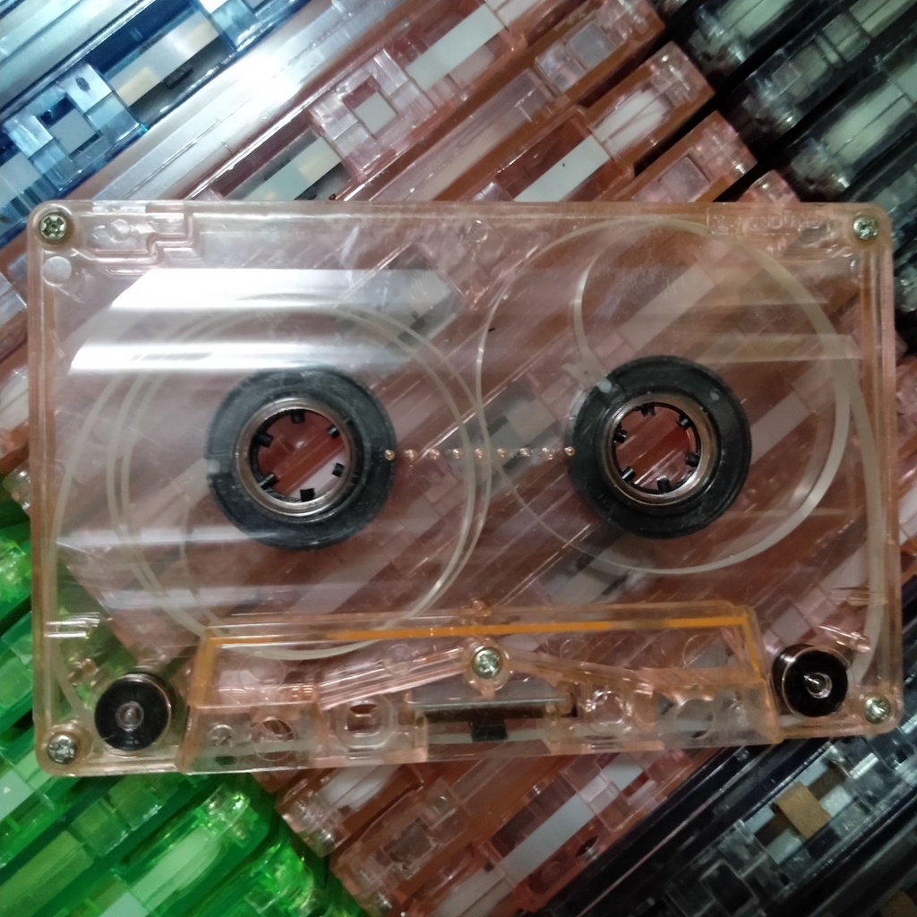 ตลับเทปเปล่า ใหม่ ชุดละ 10 ม้วน ใช้เป็นอะไหล่ diy ตกแต่ง