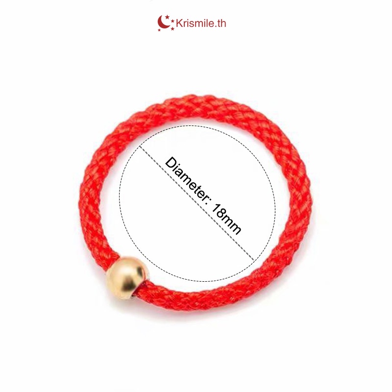 COD ราคาถูกที่สุดแหวนชนิดเชือกถัก โชคดี สีดำสีแดงเลือกสีได้ โลหะผสม คู่รักผู้ชายและผู้หญิง-Krismile.th ราคา ถูกที่สุด ดีลบีเคเค แกลเลอรีภาพที่ 8