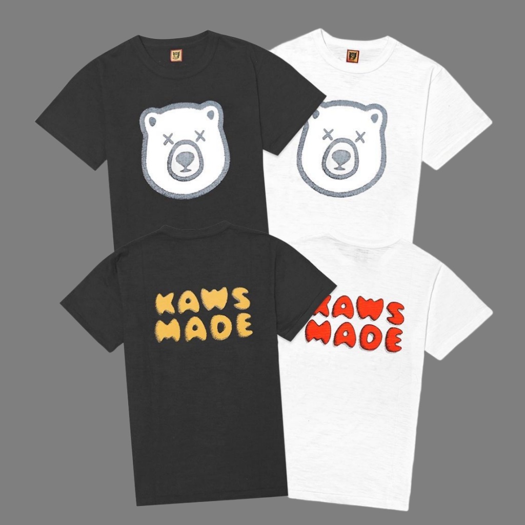 [ขายดี ] Human Made X KWS Bear Head T-Shirt Lover/