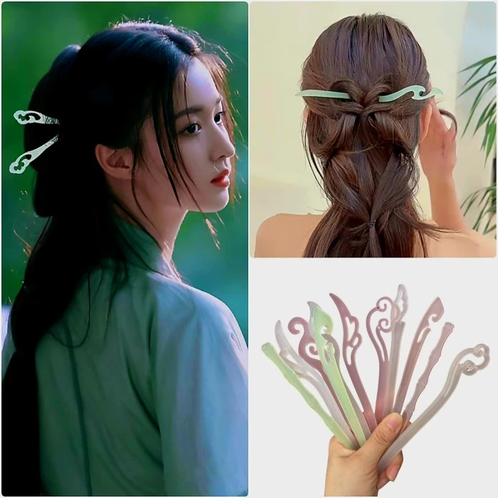 ปิ่นปักผมจีน Jade Hairpin เครื่องประดับผมคอสเพลย์ชุดกี่เพ้า