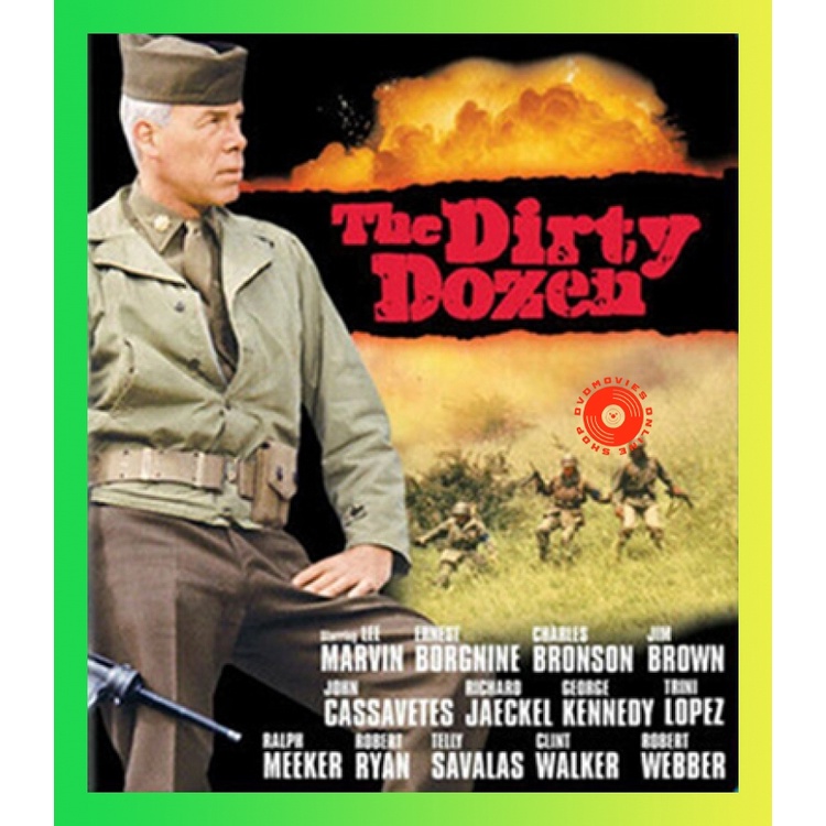 NEW Blu-ray The Dirty Dozen (1967) 12 เดนตาย (เสียง Eng | ซับ Eng/ไทย) Blu-ray NEW Movie