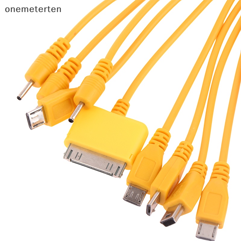 Rten 10in1 สายชาร์จ USB อเนกประสงค์ ทนทาน สําหรับโทรศัพท์มือถือ N