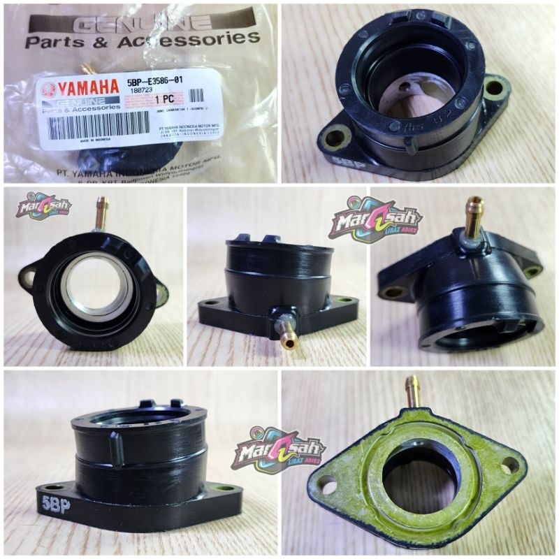 Manifold ท่อร่วมไอดี Yamaha scorpio 5BP-E3586-01 ORIGINAL YAMAHA