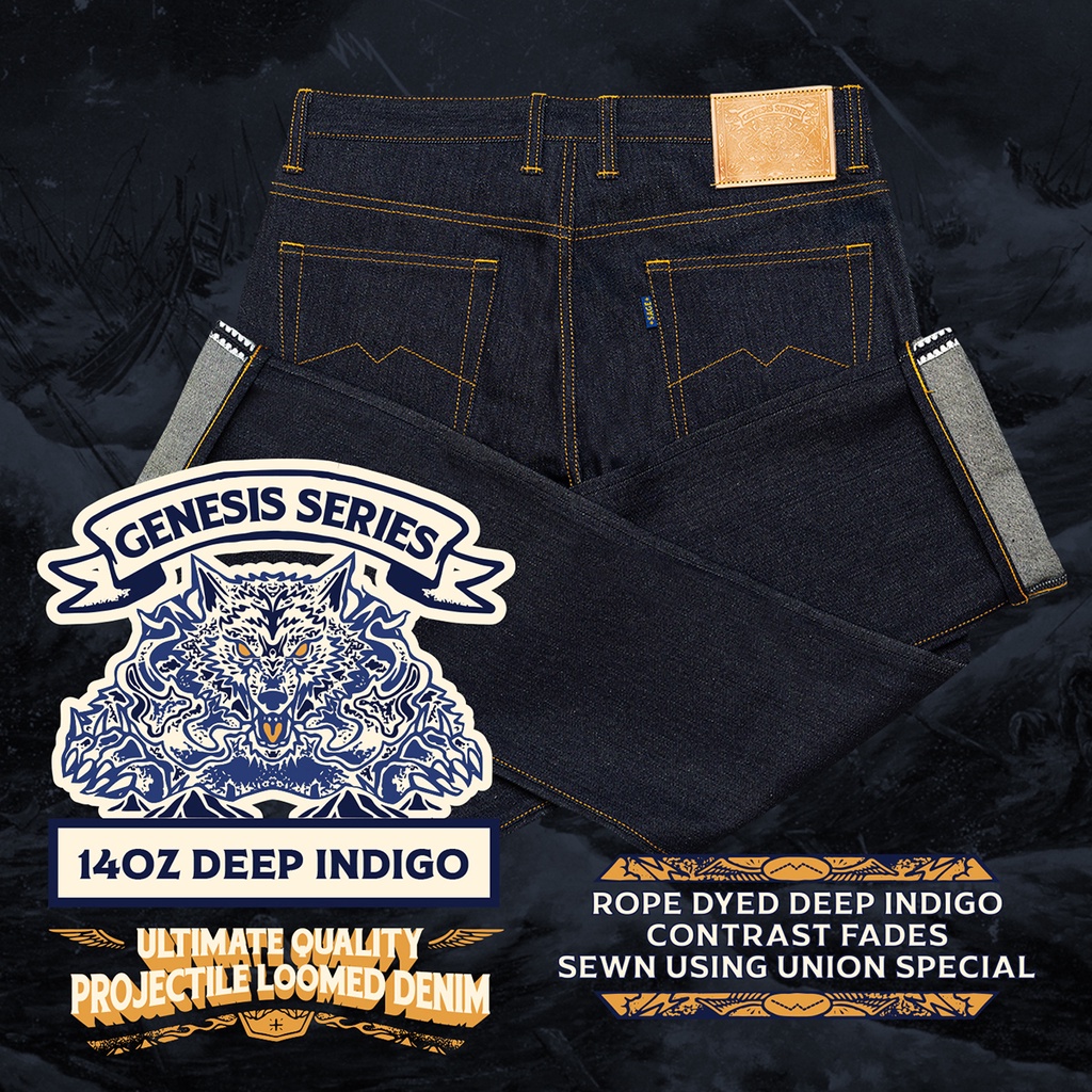 DEFECT Sage Genesis Series: 14oz Deep Indigo