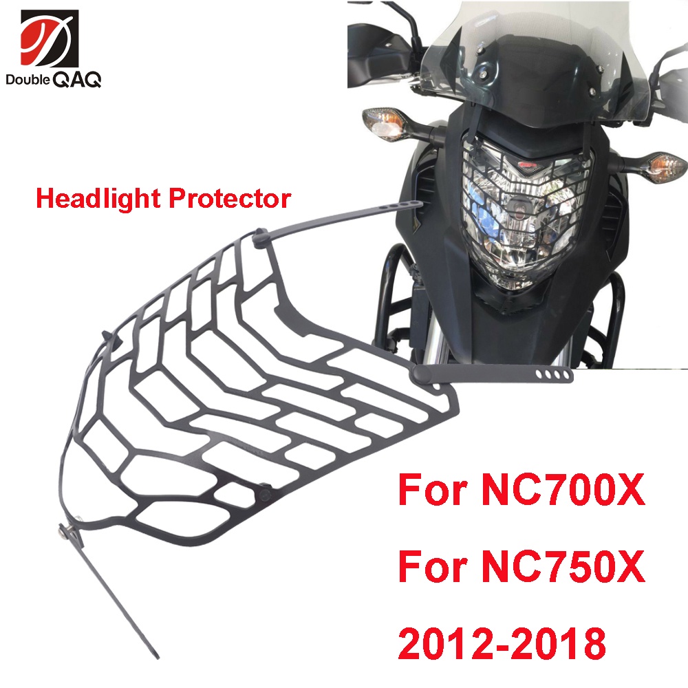 ฝาครอบไฟหน้ารถจักรยานยนต์ สีดํา สําหรับ HONDA NC 750X NC700X NC750X NC 700X 2012-2018