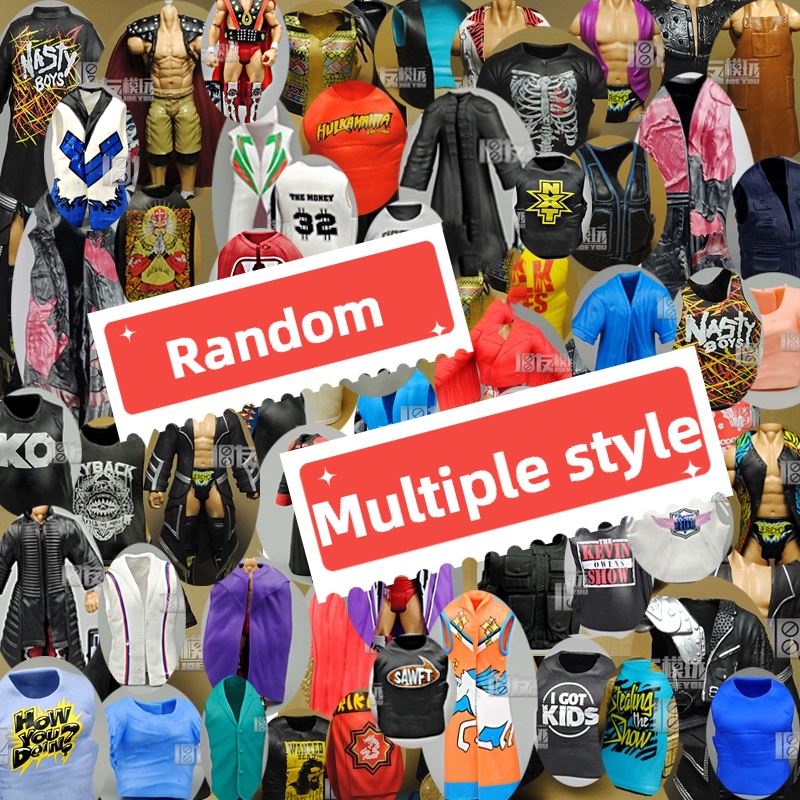 เสื้อคลุม เสื้อกั๊ก ผ้ากันเปื้อน เนื้อแมตต์ สําหรับนักมวยปล้ํา WWE WWE