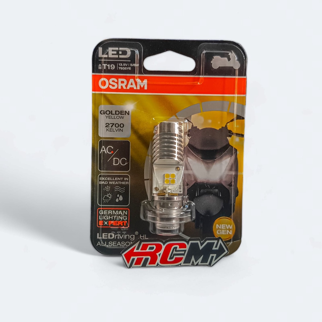 หลอดไฟด้านหน้าหลอดไฟฮาโลเจนรถจักรยานยนต์ Led Riving T19 H6 M5 K1 All Season Translucent Fog Golden Y