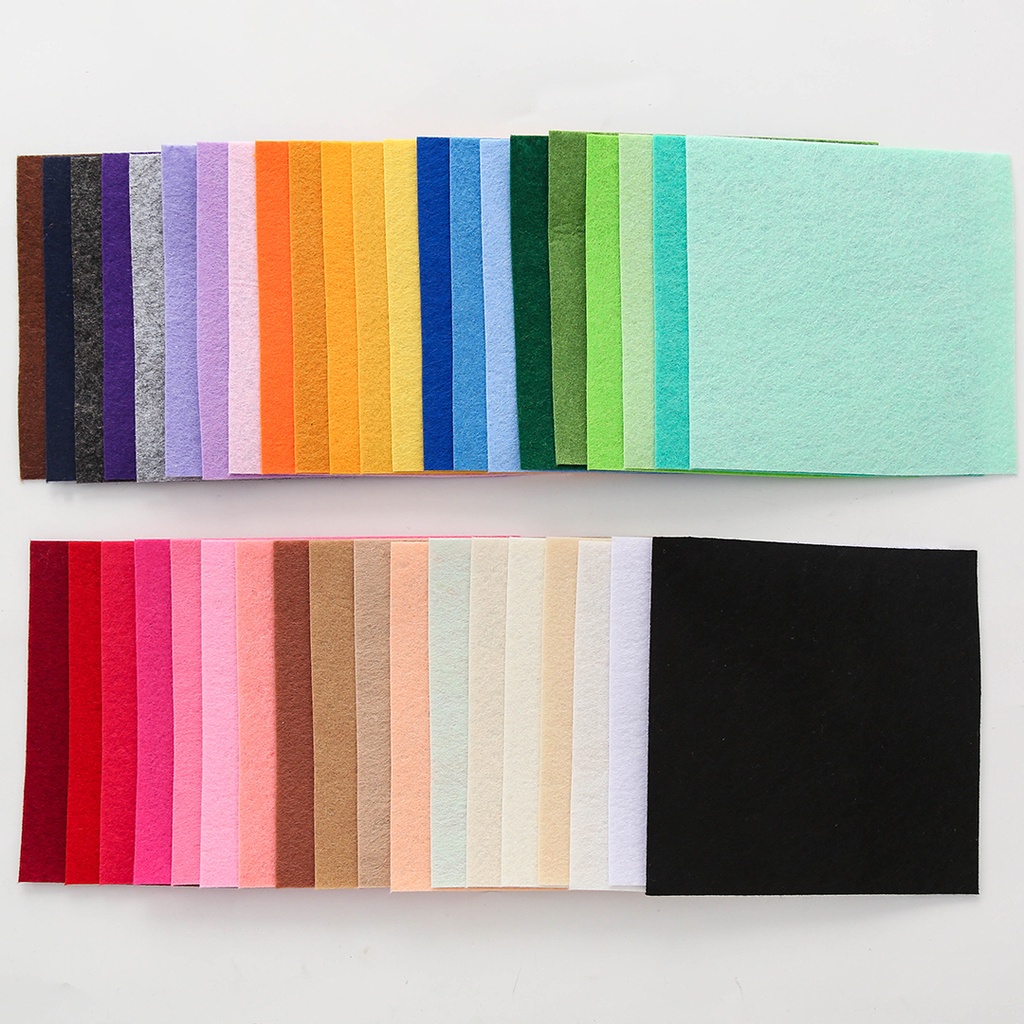 90x45 ซม.นุ่ม Felt ผ้าไม่ทอ Felt ผ้าแผ่น Patchwork DIY เย็บตุ๊กตาหัตถกรรมอุปกรณ์เสริมวัสดุ 1 มม.หนา TJ10300