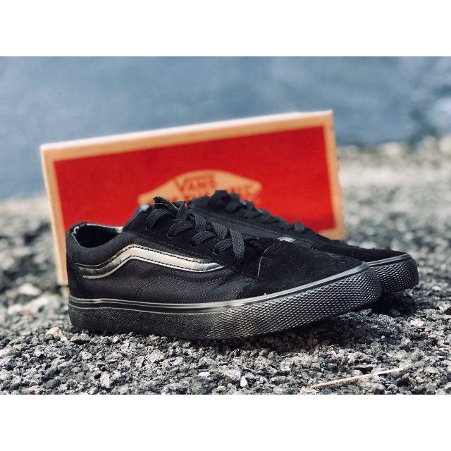 VANS OLD SKOOL ALL BLACK VANS OFF THE WALL SIZE 36-45 READY STOCK MALAYSIA
