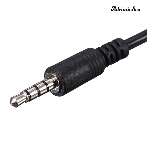 [COD]✪สายเคเบิลแปลงเสียง AUX-in-Jack เป็น USB 2 Type A ตัวเมีย OTG 3.5 มม.