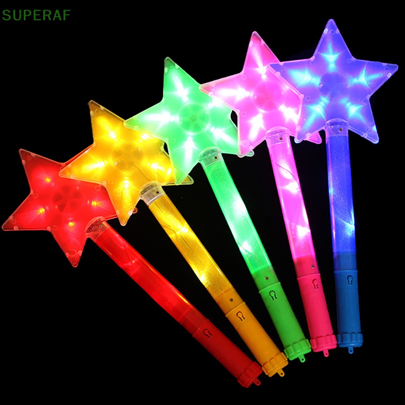 Superaf แท่งไฟกลิตเตอร์ รูปดาวห้าแฉก เรืองแสง สําหรับคอนเสิร์ต - รูปที่ 4