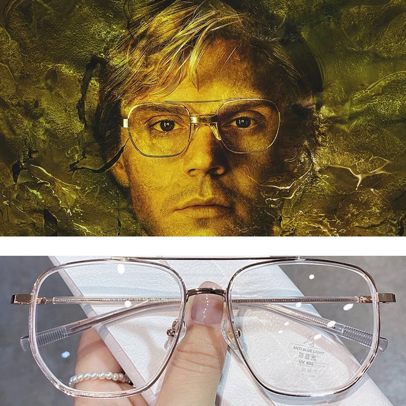 แว่นตากันแสงฟ้า Jeffrey Dahmer สำหรับคอสเพลย์และฮัลโลวีน Unisex