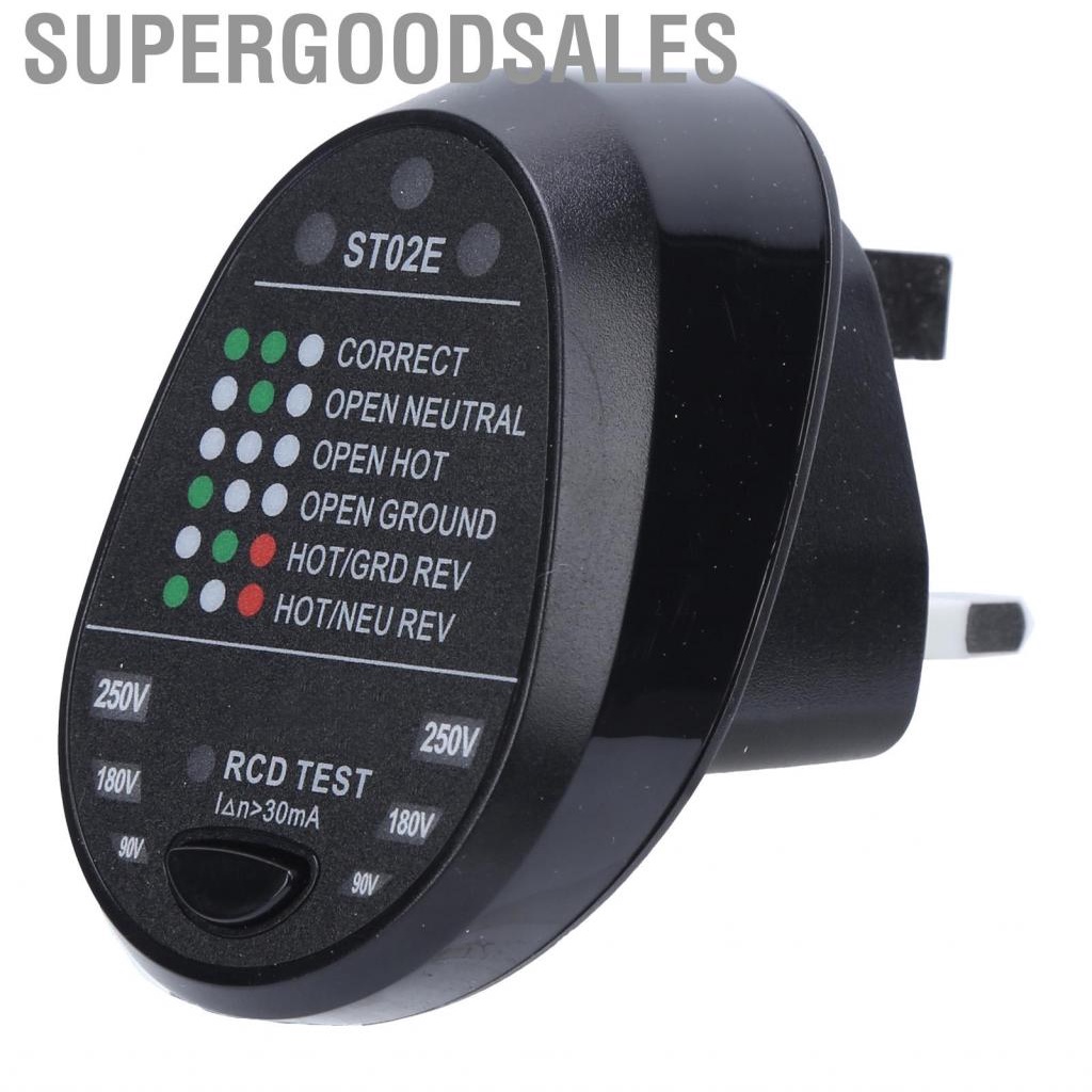 Supergoodsales LED Socket Detector Tester Mini with Voltage Indication Function for Office Residential Commercial Building
