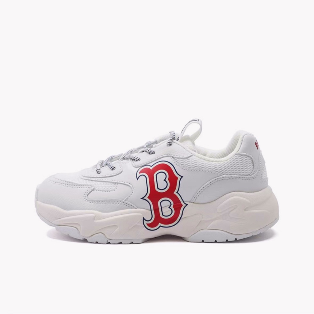 (แท้100%) MLB รองเท้าผ้าใบ -Boston Red Sox -3ASHC312N-43RDD กีฬา