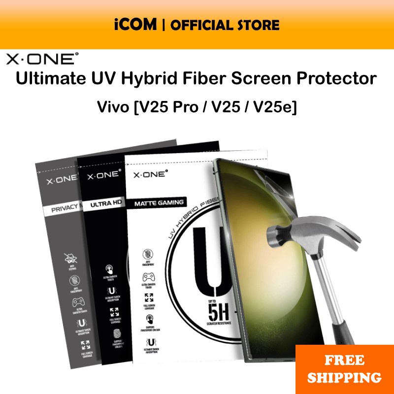 XD One Ultimate UV Screen Protector สําหรับ Vivo V25 Pro/V25/V25e