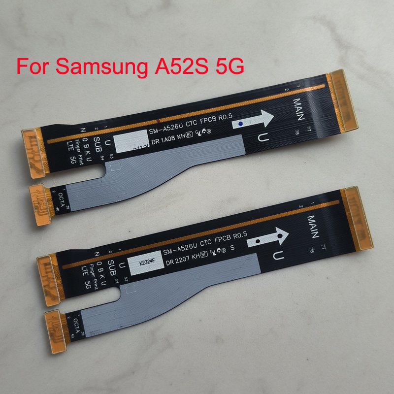 เมนบอร์ดเมนบอร์ด แบบยืดหยุ่น ของแท้ สําหรับ Samsung Galaxy A52S 5G