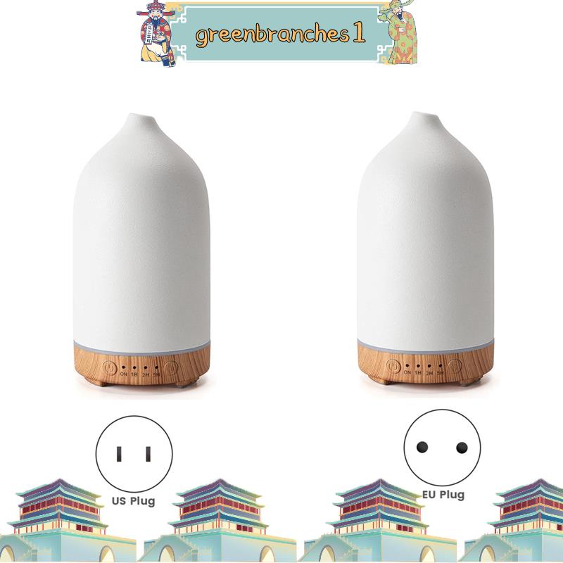 เครื่องทําความชื้นน้ํามันหอมระเหย อโรมา 250 มล. พร้อมไฟ LED 7 สี สําหรับบ้าน greenbranches1