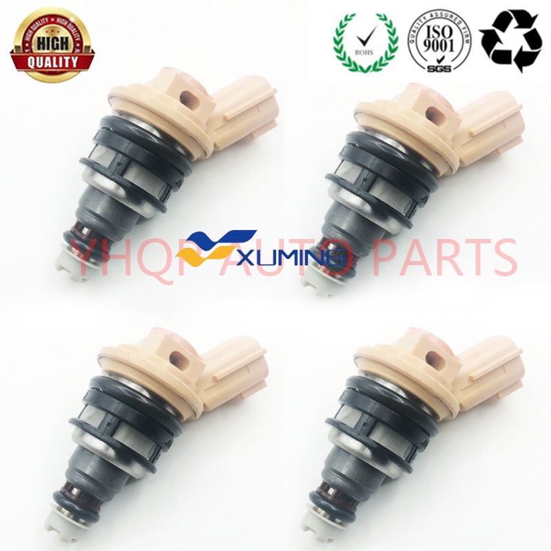 Xm-4pcs หัวฉีดน้ํามันเชื้อเพลิงหัวฉีดสําหรับ Nissan 200SX NX Sentra 16600-57Y01 1660057Y01 A46-f13 1