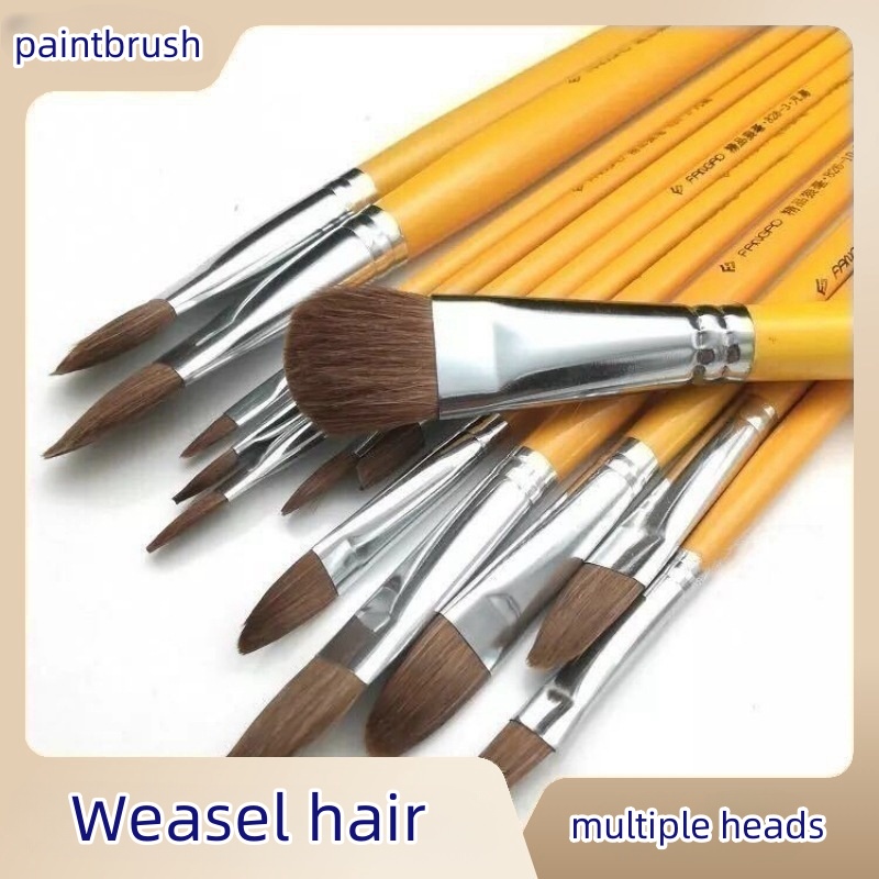 Weasel แปรงทาสีน้ํามัน 12 สี สําหรับวาดภาพระบายสีน้ํามัน