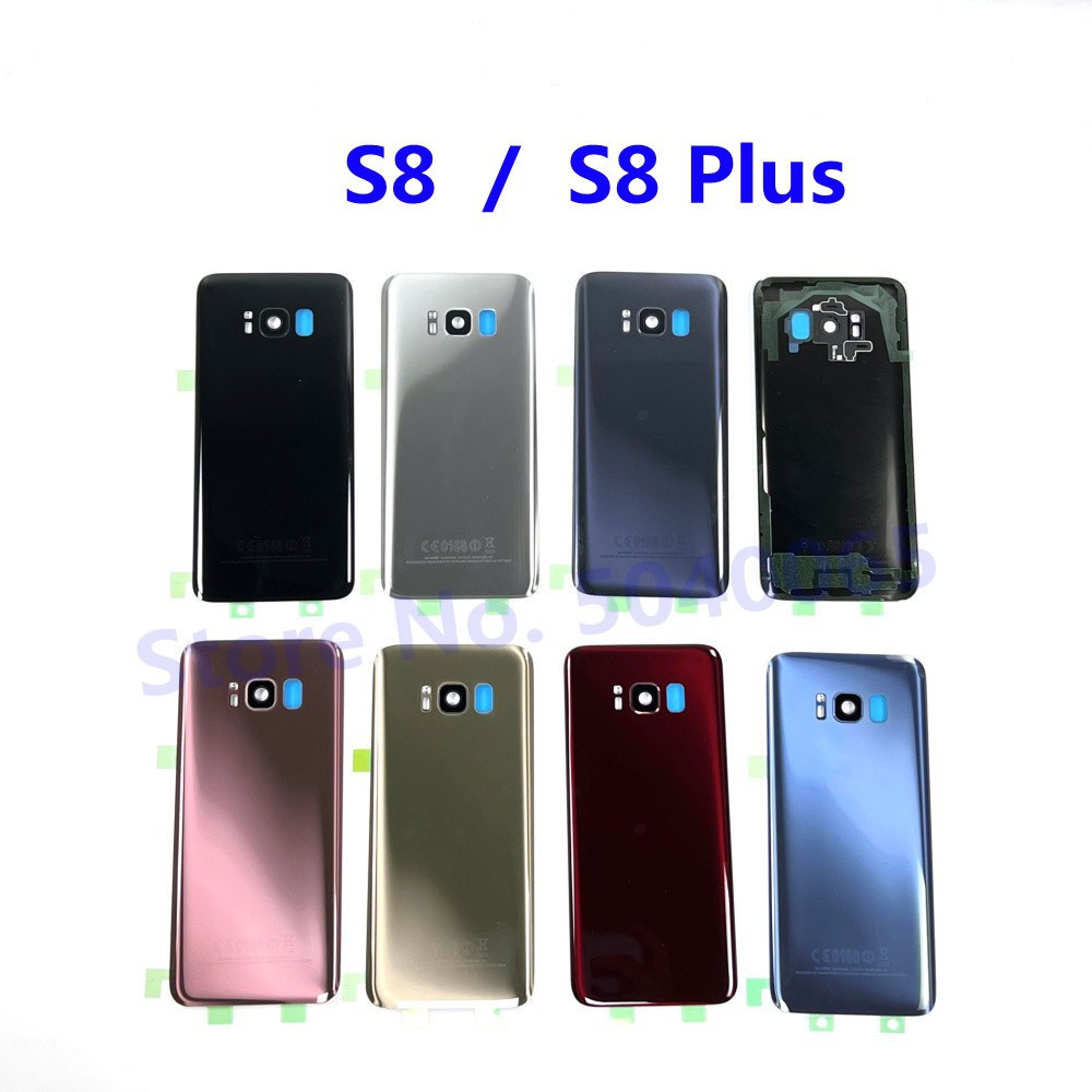 ฝาหลัง SAMSUNG Galaxy S8 G950 SM-G950F G950FD S8 Plus S8+ G955 SM-G955F G955FD พร้อมเลนส์กล้อง