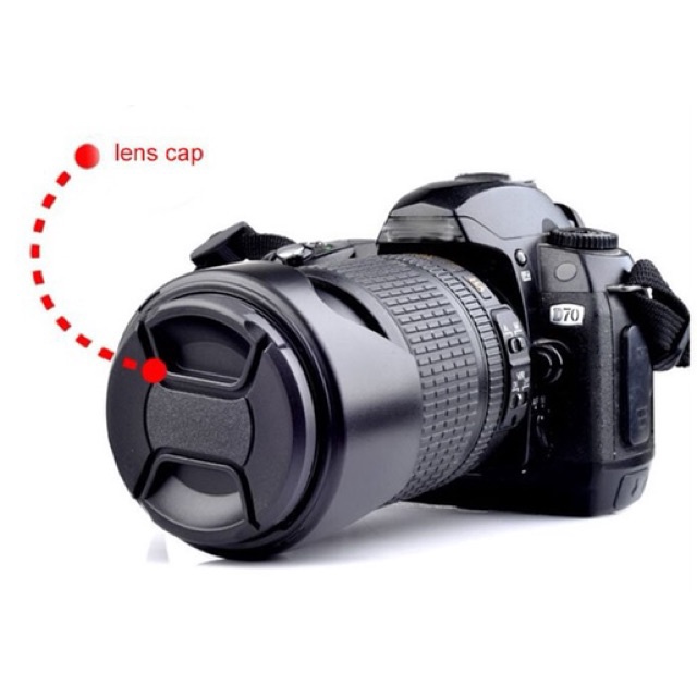 (ฝา) ฝาปิดเลนส์ พร้อมสายคล้อง lens cap ฝาปิดหน้าเลนส์