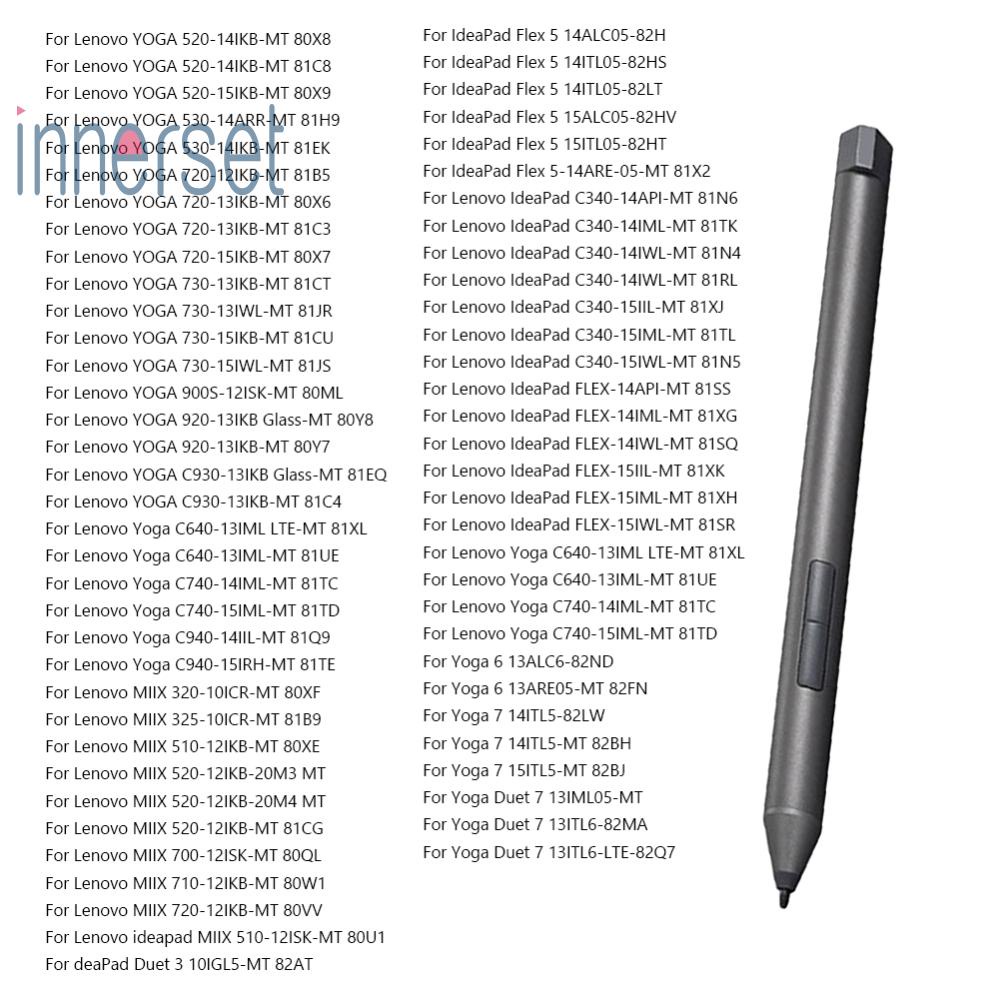 ปากกาสไตลัสแล็ปท็อป 4096 สําหรับ Yoga 520 530 720 C730 C740 920 [innerset.th]