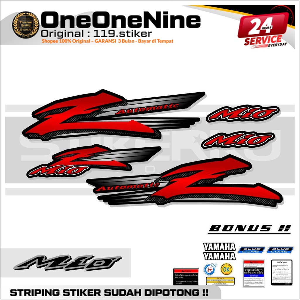 MIO SPORTY Z แถบฐานสีดํา / สติ๊กเกอร์ MIO Z เก่า / สติ๊กเกอร์ OLD MIO Z / MIO Z / สติ๊กเกอร์ MIO SPO