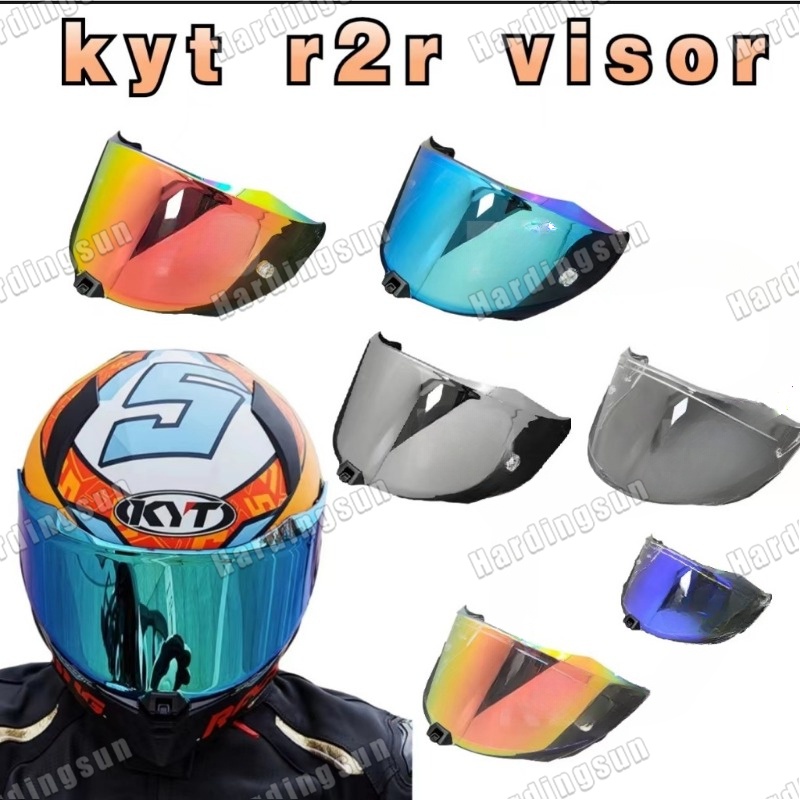 ที่บังแดด ป้องกันรังสีอัลตราไวโอเลต แบบสากล สําหรับหมวกกันน็อค KYT R2R