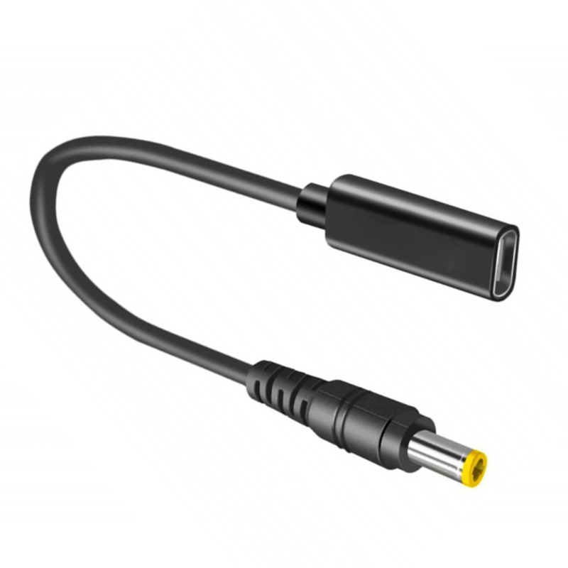 WU TypeC ถึง DC5 5x2 5 มม.สายชาร์จสําหรับแล็ปท็อป 18-20V 65W-100W 0 2M