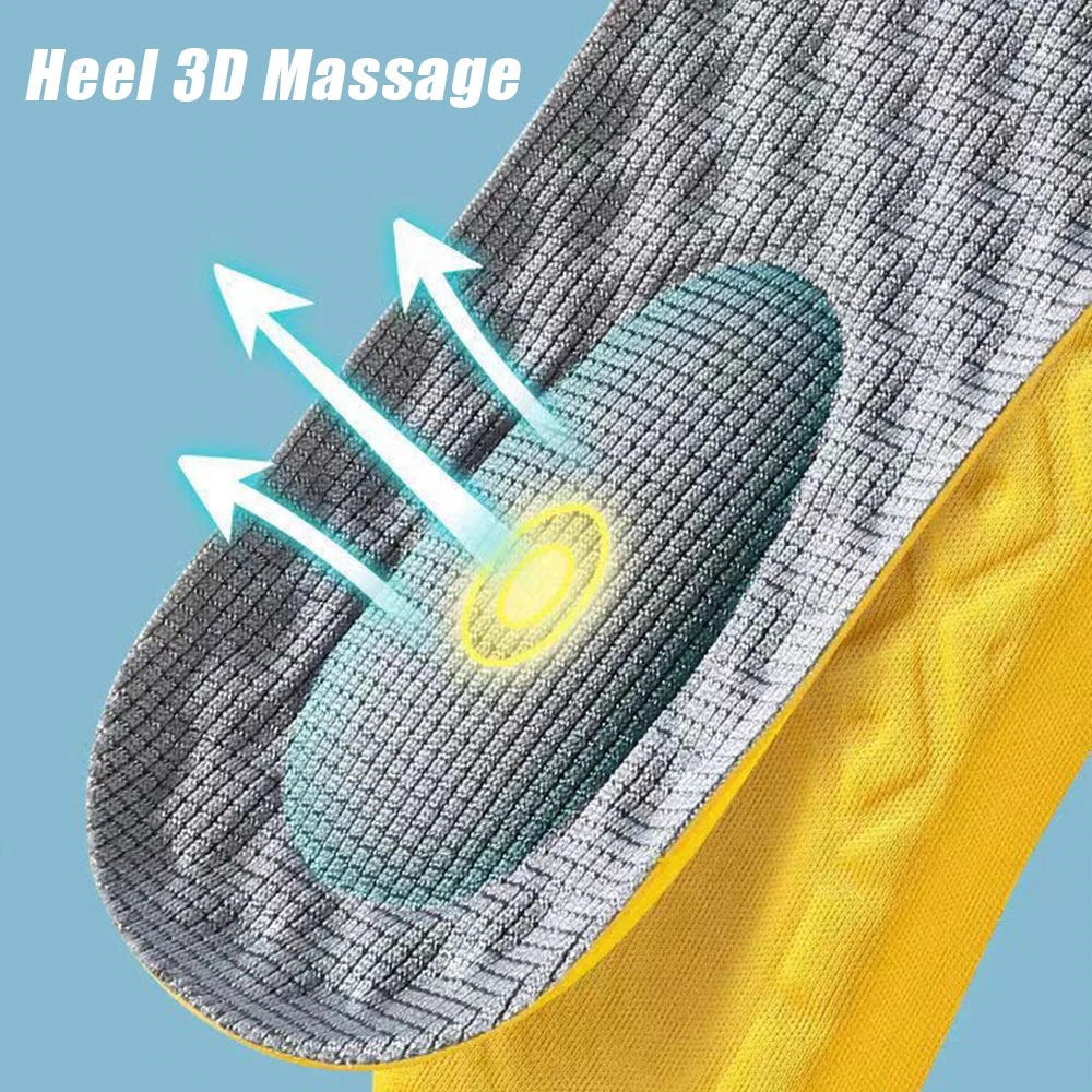 Sfse - กีฬา Insoles - ระบายอากาศได้ตัดได้ - ผู้หญิงดูแลเท้า - การดูดซับแรงกระแทกยาระงับกลิ่นกาย - สำหรับการวิ่งกลางแจ้ง - นวดรองเท้ายางยืด