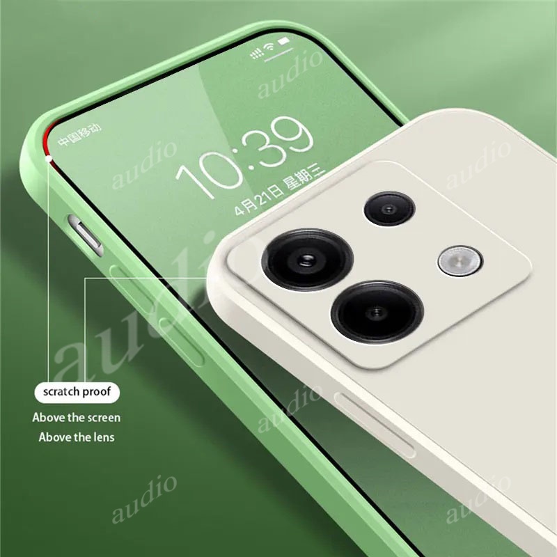 เคสโทรศัพท์มือถือซิลิโคน TPU ทรงสี่เหลี่ยม กันกระแทก สําหรับ POCO m6 Pro M6pro 4G 5G 2024 POCO m6 6M Pro M6pro PocoM6 Pro PocoM6Pro 4G 5G