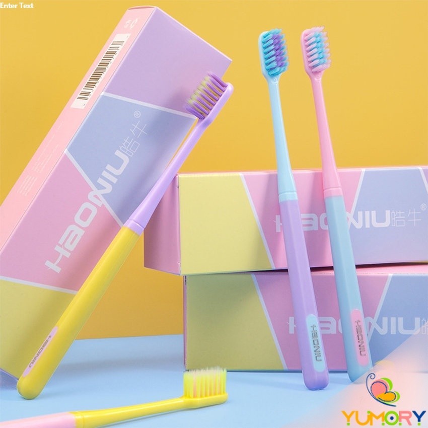 Yumory  แปรงสีฟัน สีพาสเทล สไตล์ญี่ปุ่น สวย น่ารัก น่าใช้  พร้อมส่ง ราคาต่อ ชิ้น  Ice cream toothbrush