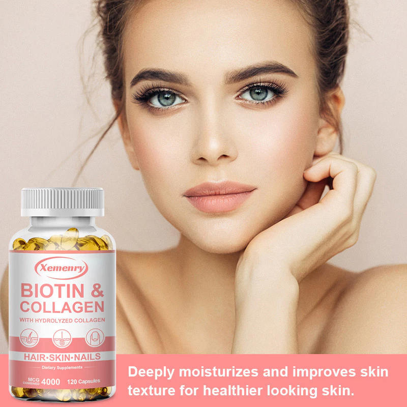 Biotin Collagen 4000 Mcg - วิตามินบำรุงสุขภาพผม ผิว เล็บ กระดูกและข้อ thumbnail 6