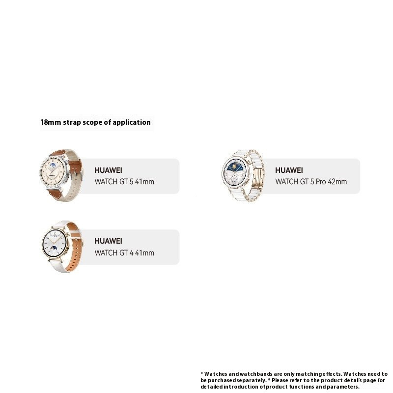 สายนาฬิกา Huawei ของแท้ 18 มม. GT4 GT5 41 มม.GT5 Pro 42 มม.สายถักไนลอน, เหมาะสําหรับแฟชั่น Huawei Watch สายถัก